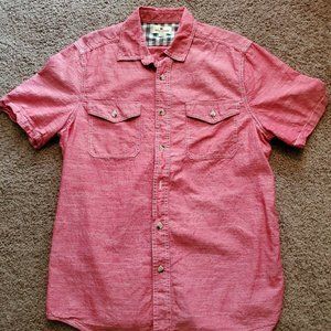 WOOLRICH Button Down Short Sleeve Shirt Mens Size M Medium